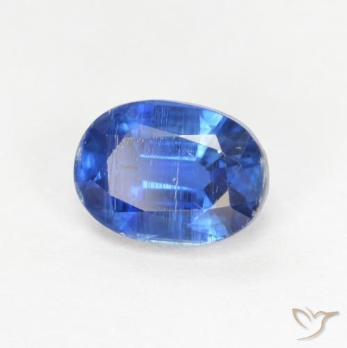 9,17 ctw natürlicher tiefblau Kyanit, Oval, SI