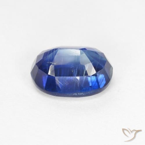 9,17 ctw natürlicher tiefblau Kyanit, Oval, SI