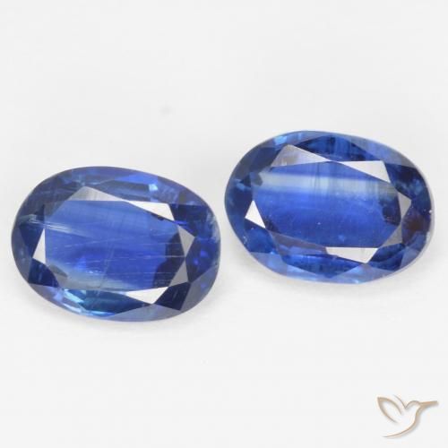 2.08 ct natürliche Ägyptisches Blau Kyanit-Edelsteine, Oval, SI