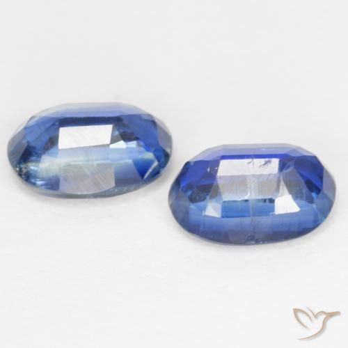2.08 ct natürliche Ägyptisches Blau Kyanit-Edelsteine, Oval, SI