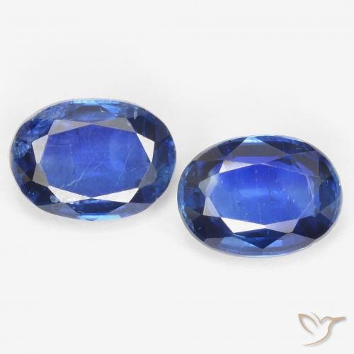 1.99ctw Natürlicher tiefblau Kyanit, Oval, SI