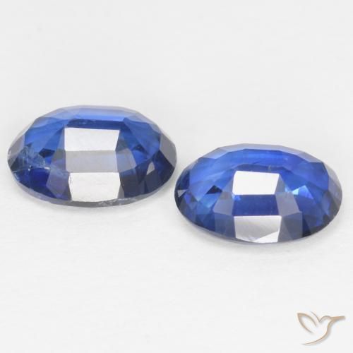 1.99 ct natürliche tiefblau Kyanit-Edelsteine, Oval, SI