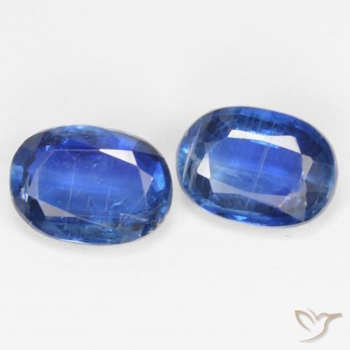 1.97 ct natürliche dunkelblau Kyanit-Edelsteine, Oval Schliff, SI