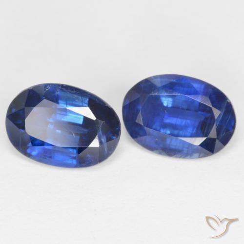1.85 ct natürliche dunkelblau Kyanit-Edelsteine, Oval, SI