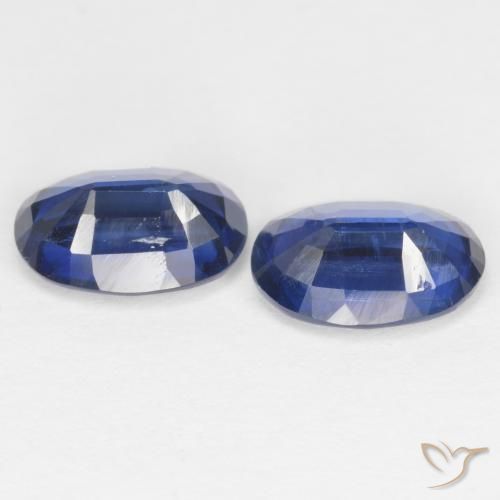1.85 ct natürliche dunkelblau Kyanit-Edelsteine, Oval, SI