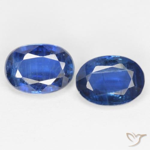 2.16ctw Natürlicher Navy blau Kyanit, Oval, SI