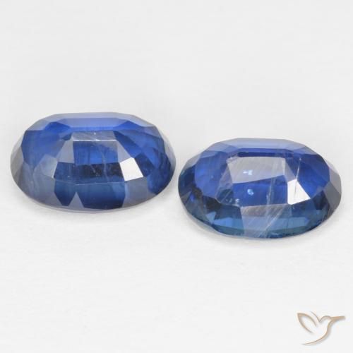 2.16 ct natürliche Navy blau Kyanit-Edelsteine, Oval, SI