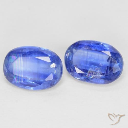 2.07 ct natürliche Helles Marineblau Kyanit-Edelsteine, Oval, SI