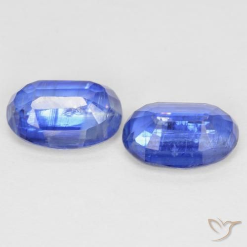 2.07 ct natürliche Helles Marineblau Kyanit-Edelsteine, Oval, SI