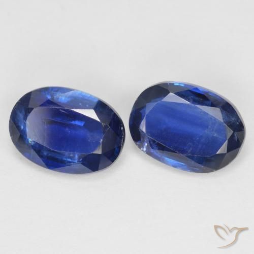 1.98 ct natürliche Navy blau Kyanit-Edelsteine, Oval, SI