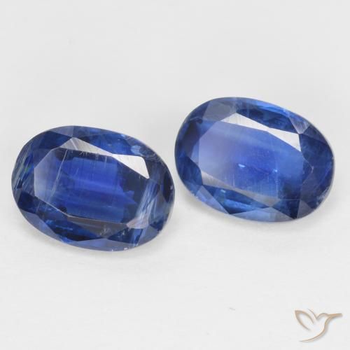 2.11 ct natürliche dunkelblau Kyanit-Edelsteine, Oval, SI