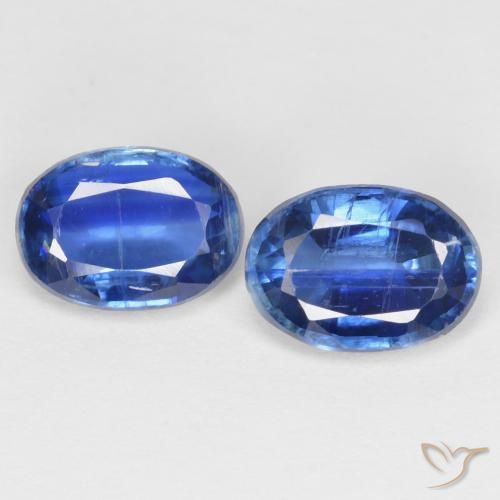 2.01ctw Natürlicher Navy blau Kyanit, Oval, SI