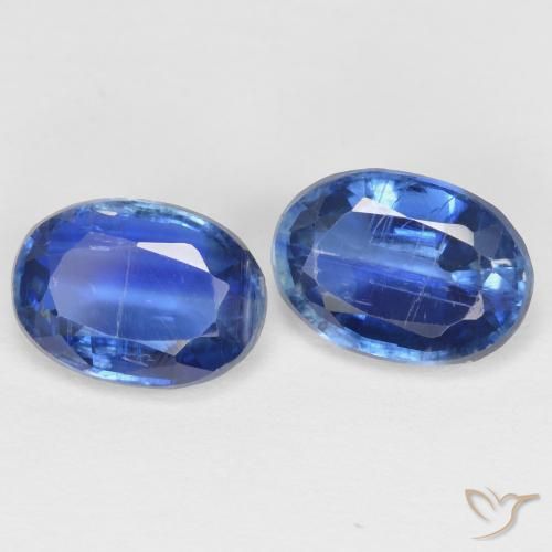 2.01 ct natürliche Navy blau Kyanit-Edelsteine, Oval, SI