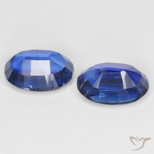 2.01 ct natürliche Navy blau Kyanit-Edelsteine, Oval, SI