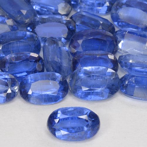 1,37 ct natürliche blauer Disthen-Edelsteine, Oval Schliff, SI