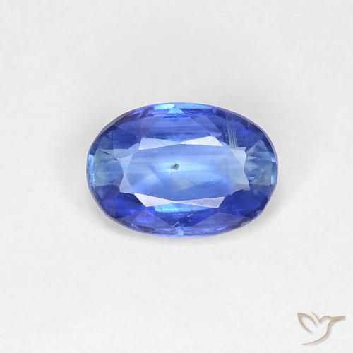 0.89ct Natürlicher Mittleres Marineblau Kyanit, Oval, VS