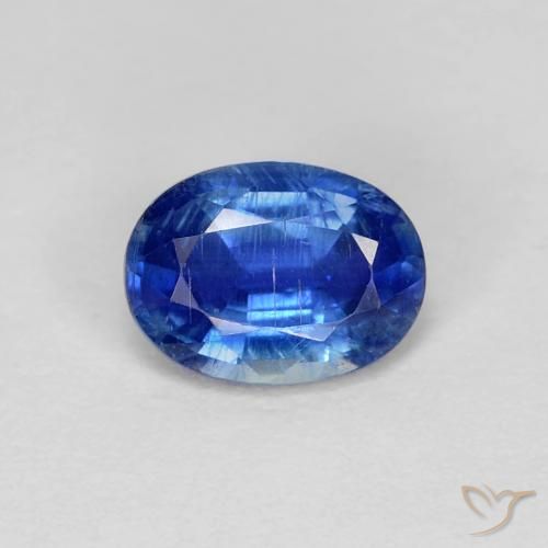 1.02ct Natürlicher Navy blau Kyanit, Oval, VS