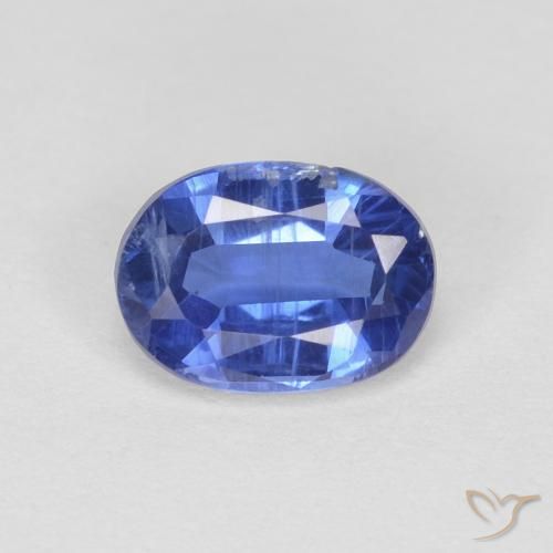1.11ct Natürlicher Wahres Blau Kyanit, Oval, VS-SI