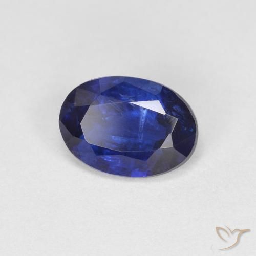 9,17 ctw natürlicher Intensives Marineblau Kyanit, Oval, VS-SI