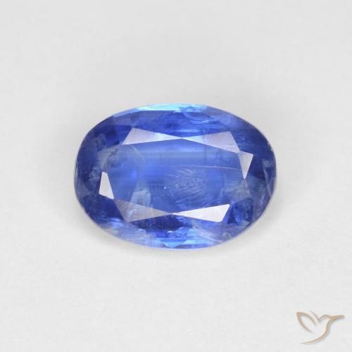 0.97ct Natürlicher dunkelblau Kyanit, Oval, VS-SI