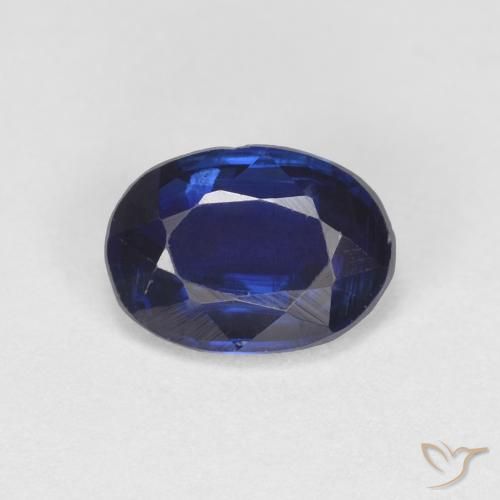 0.98ct Natürlicher Königsblau Kyanit, Oval, VS