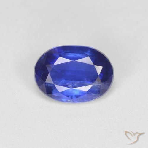 0.80ct Natürlicher Navy blau Kyanit, Oval, VS-SI