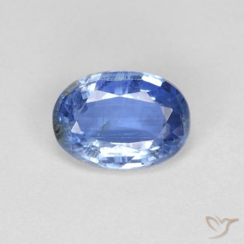 0.89ct Natürlicher Helles Marineblau Kyanit, Oval, VS-SI