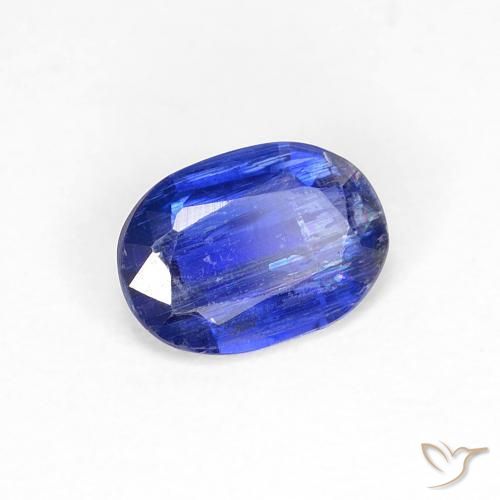 9,17 ctw natürlicher tiefblau Kyanit, Oval, SI