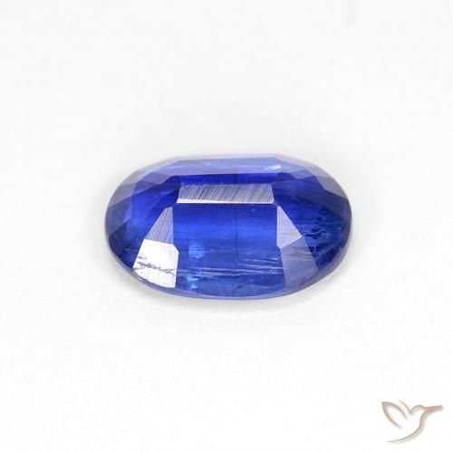 9,17 ctw natürlicher tiefblau Kyanit, Oval, SI