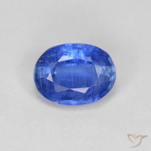 1.09ct Natürlicher tiefblau Kyanit, Oval, SI