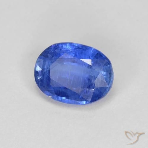 9,17 ctw natürlicher tiefblau Kyanit, Oval, SI