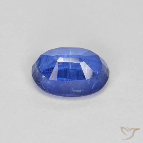 9,17 ctw natürlicher tiefblau Kyanit, Oval, SI