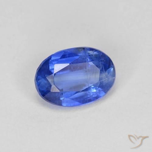 9,17 ctw natürlicher tiefblau Kyanit, Oval, SI