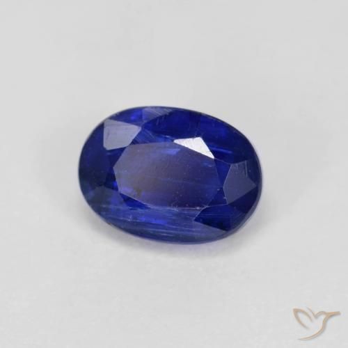 9,17 ctw natürlicher tiefblau Kyanit, Oval, SI