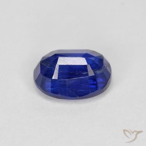 9,17 ctw natürlicher tiefblau Kyanit, Oval, SI