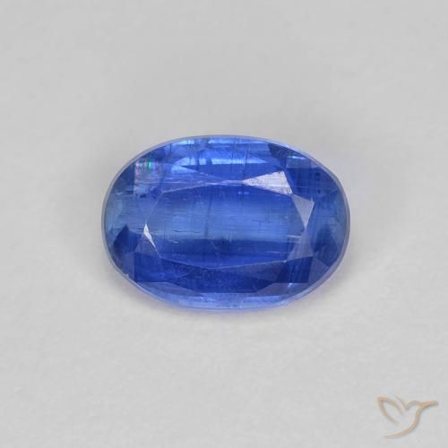 1.06ct Natürlicher tiefblau Kyanit, Oval, SI