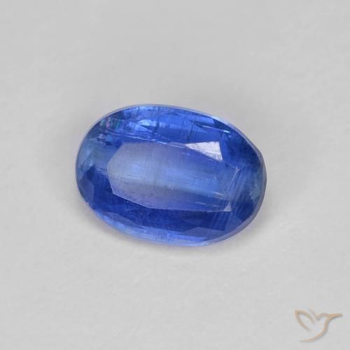 9,17 ctw natürlicher tiefblau Kyanit, Oval, SI