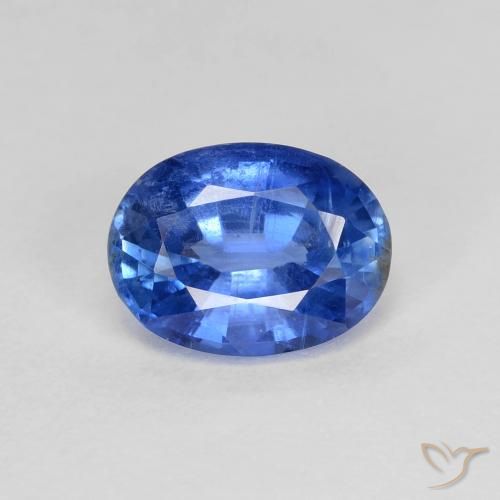 1,60 ctw natürlicher blauer Disthen, Oval Schliff, VS-SI