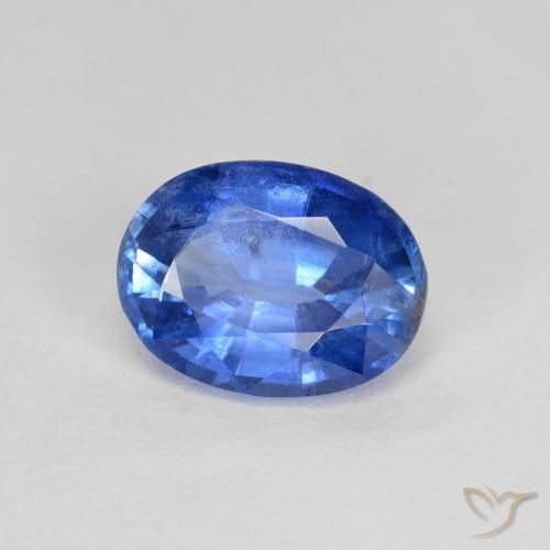 1,60 ctw natürlicher blauer Disthen, Oval Schliff, VS-SI