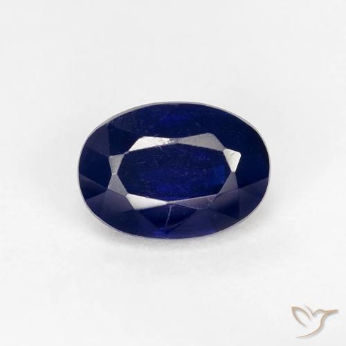 1.12ct Natürlicher Sehr tiefes Blau Kyanit, Oval, VS-SI