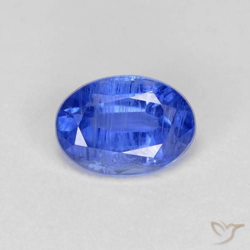 1.14ct Natürlicher dunkelblau Kyanit, Oval, VS-SI