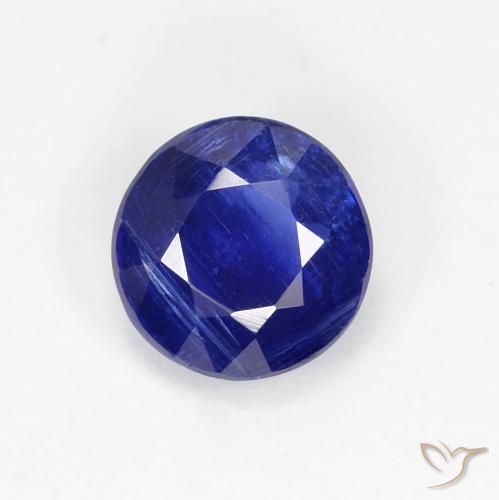 1.19ct Natürlicher Intensives Marineblau Kyanit, Runden, SI