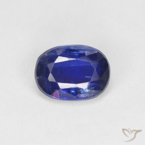 1.30ct Natürlicher tiefblau Kyanit, Oval, VS-SI