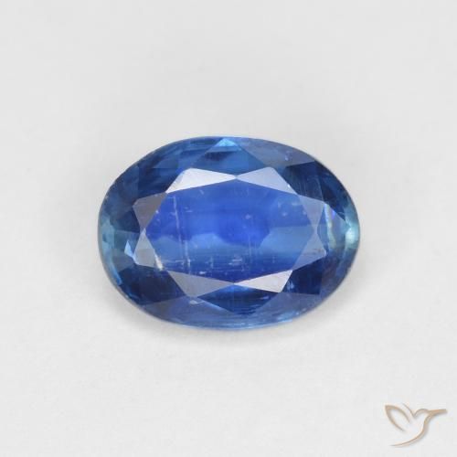 1.45ct Natürlicher Navy blau Kyanit, Oval, VS-SI