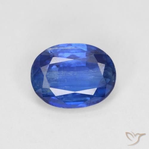 1.69ct Natürlicher tiefblau Kyanit, Oval, VS-SI