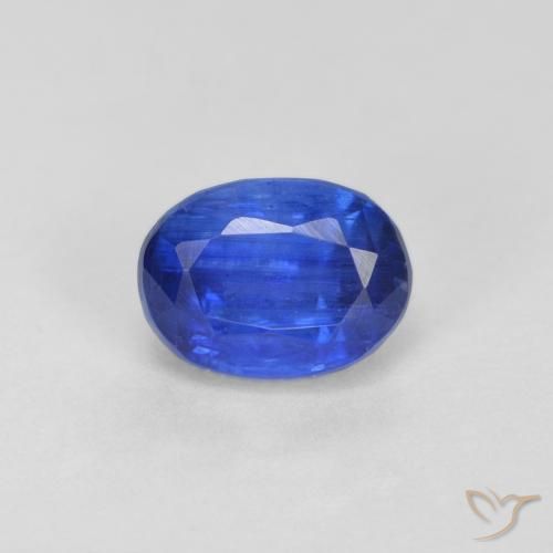 1.45ct Natürlicher Tiefes ägyptisches Blau Kyanit, Oval, VS-SI