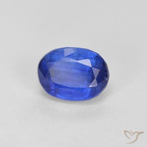 9,17 ctw natürlicher Tiefes ägyptisches Blau Kyanit, Oval, VS-SI