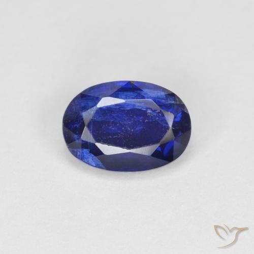 1.12ct Natürlicher dunkelblau Kyanit, Oval, VS-SI