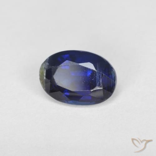 9,17 ctw natürlicher Sehr tiefes Blau Kyanit, Oval, VS-SI