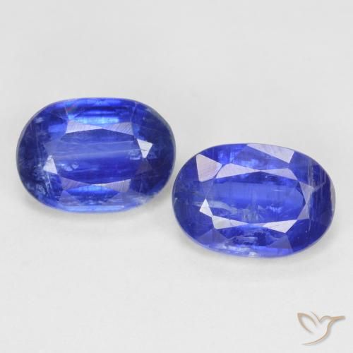 2,01 ct natürliche blauer Disthen-Edelsteine, Oval Schliff, SI